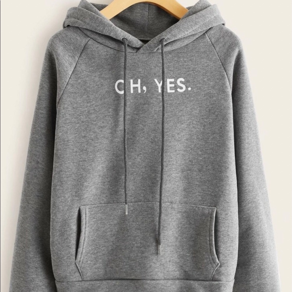 Gray hoodie